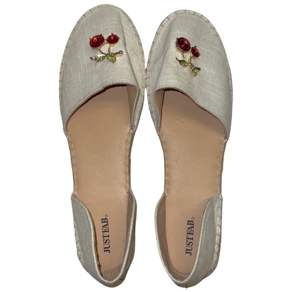 JUSTFAB • Cherry Jewel Flats - Picture 2 of 6
